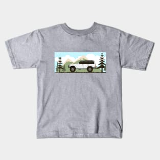 fj80 Land Cruiser retro Kids T-Shirt